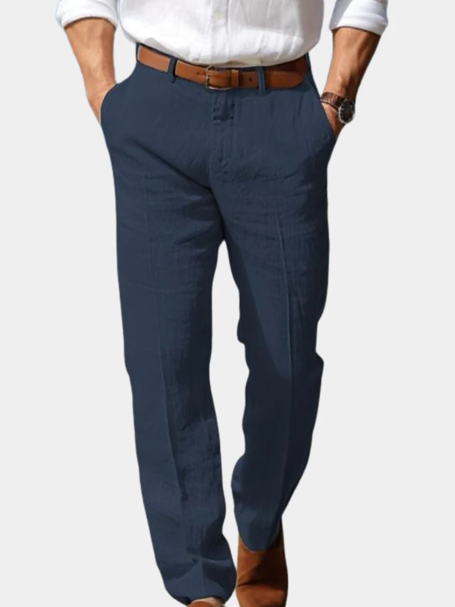 PANTALONES DE LINO