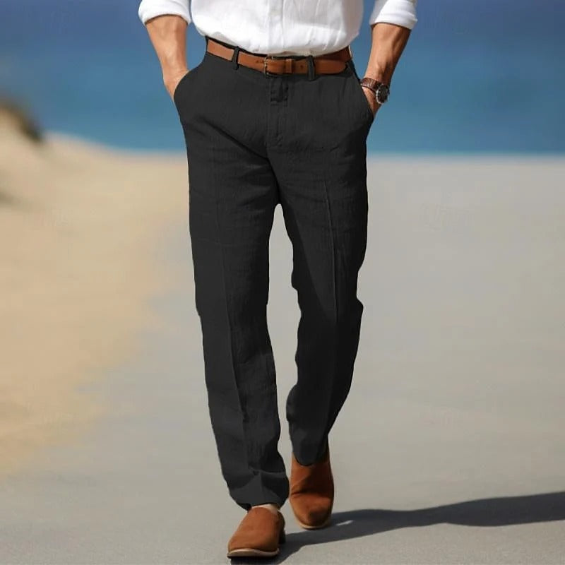PANTALONES DE LINO