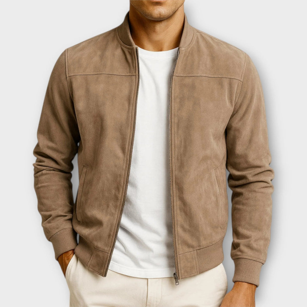 CHAQUETA DE ANTE